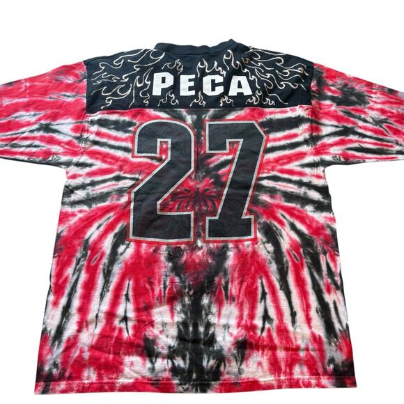 Vintage Sport Attack Michael Peca Buffalo Sabres Custom Tie Dye Men’s T-Shirt XL - Picture 4 of 5